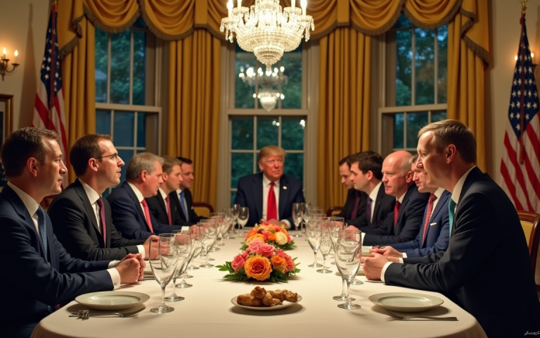 From Cook to Zuckerberg: Trump hosts tech titans at White House dinner; Musk no show