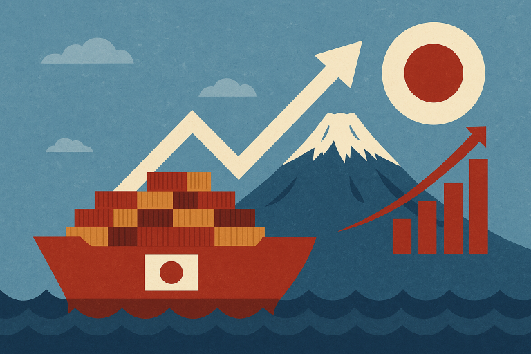 Japan’s exports to US fall 13.3%, but surge in Asia trade drives overall growth