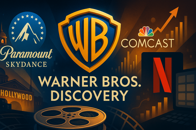 Warner Bros Discovery rise on Friday as potential bidding war emerges: report