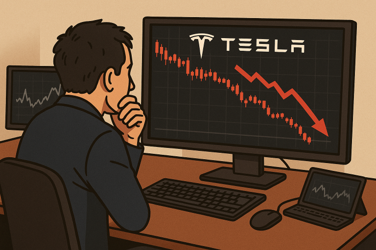 Tesla stock plunges: what triggered sharp correction on Friday?